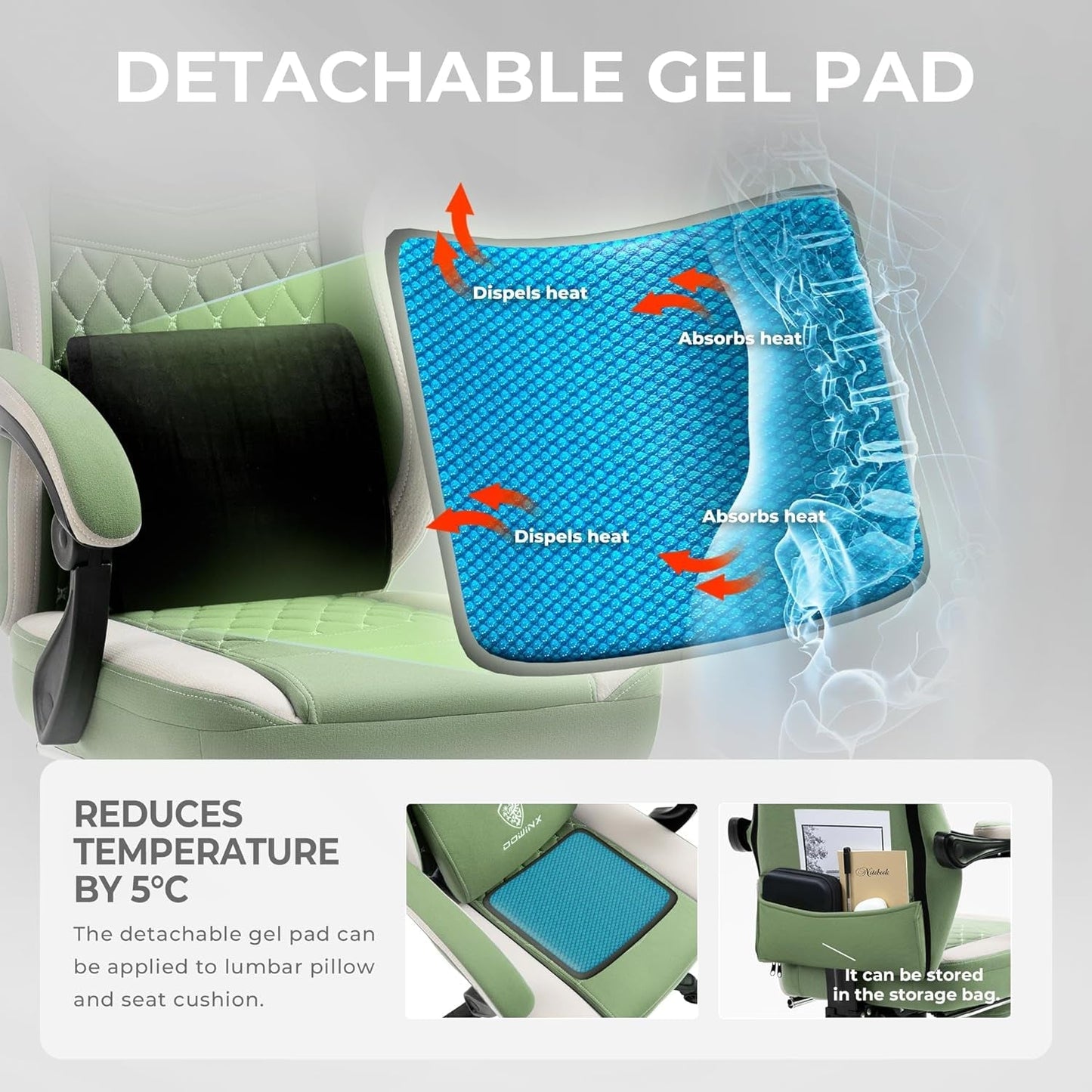 DOWINX Gaming Chair with Pocket Spring