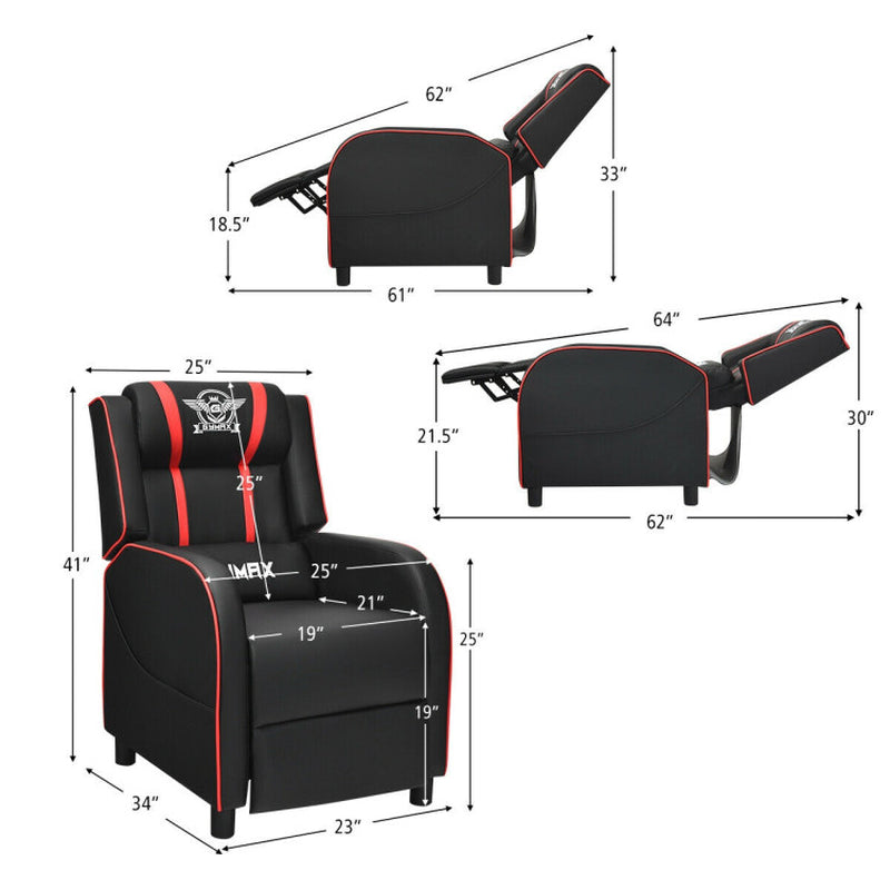 6YMAX Massage Gaming Recliner