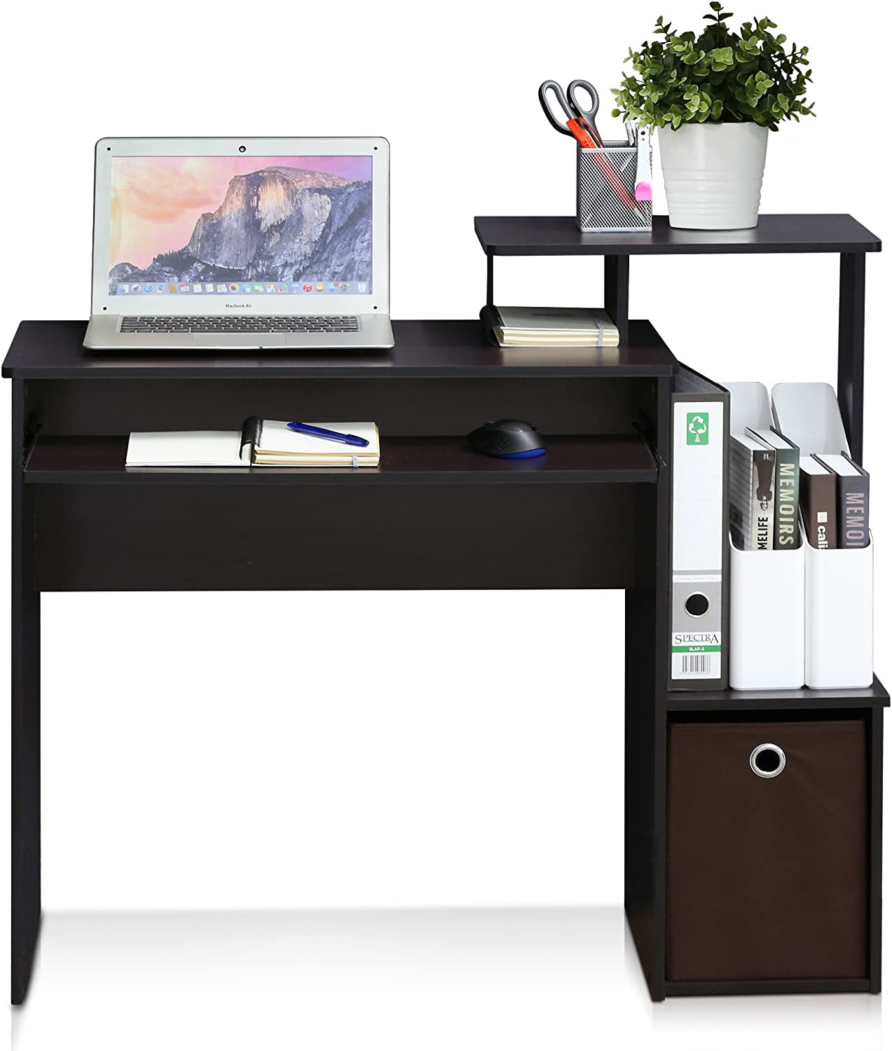 Econ Multipurpose Home Office Computer Writing Desk, Regular, Dark