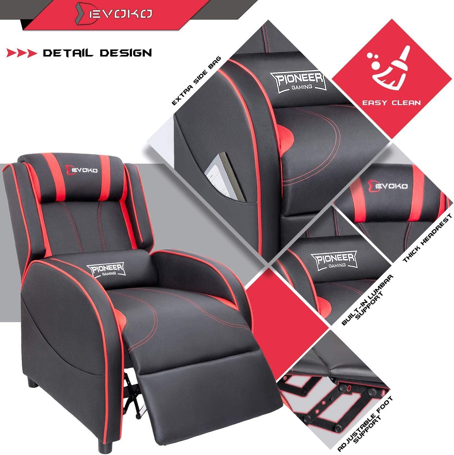 DEVOKO Gaming Recliner