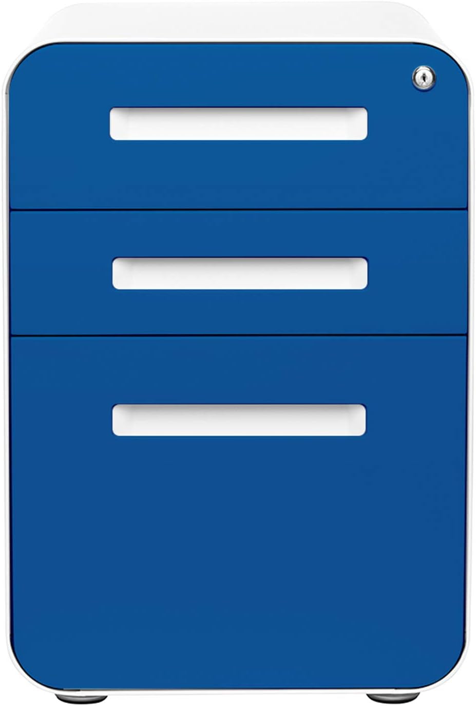 Stockpile 3 Drawer File Cabinet with Lock - under Office Desk Metal