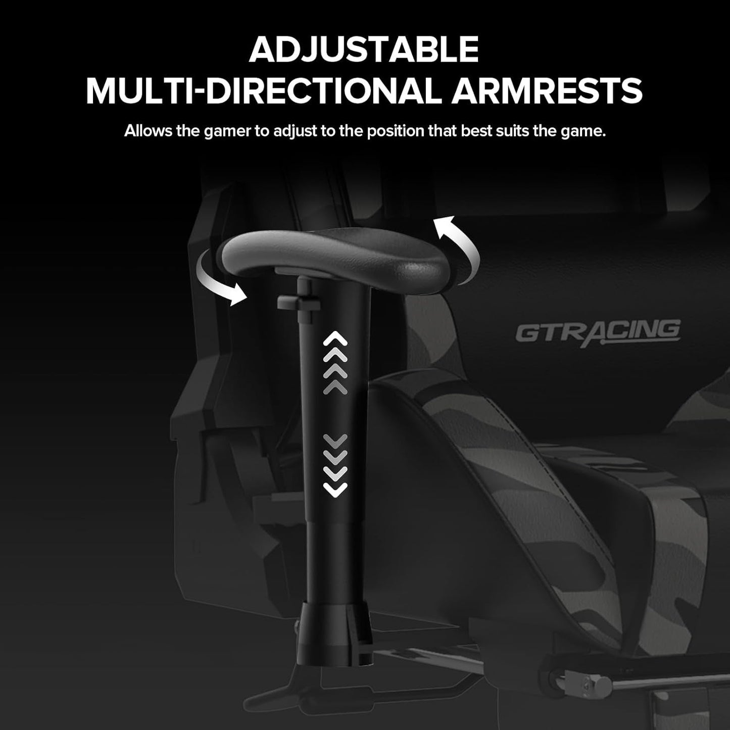 GTRAcing Gaming Chair with Bluetooth Speakers