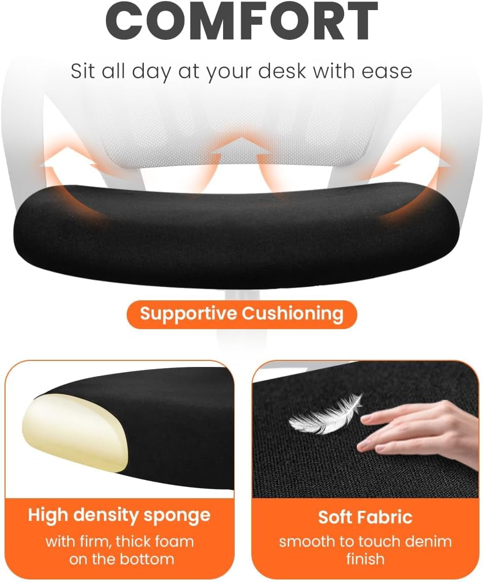 Office Chair Computer Desk Chair Gaming Ergonomic Mid Back Cushion