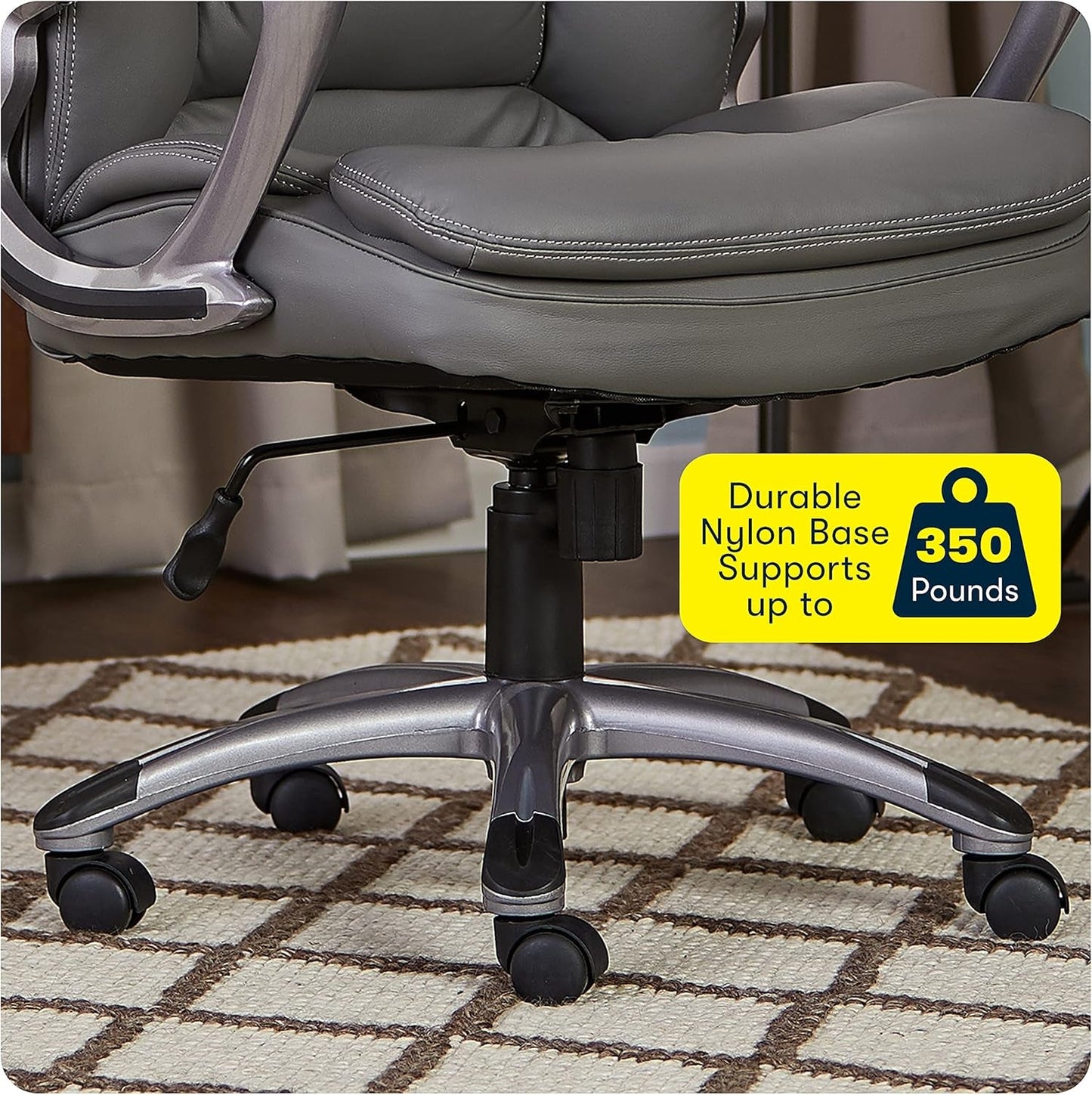 Serta Fairbanks Big and Tall High Back Executive Office Chair, Ergonomic