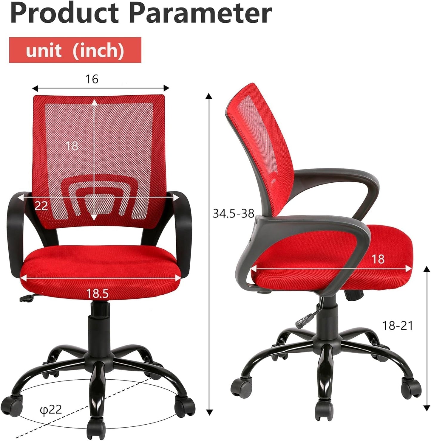 Office Chair Computer Chair Ergonomic Cheap Desk Chair Adjustable