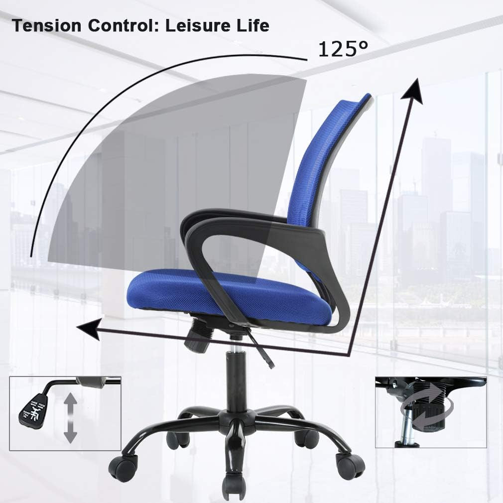 Office Chair Ergonomic Cheap Desk Chair Mesh Computer Chair Lumbar