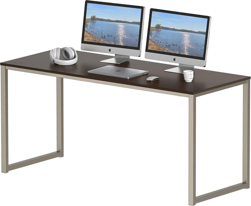 Home Office 55-Inch Computer Desk, 24" Deep, Espresso