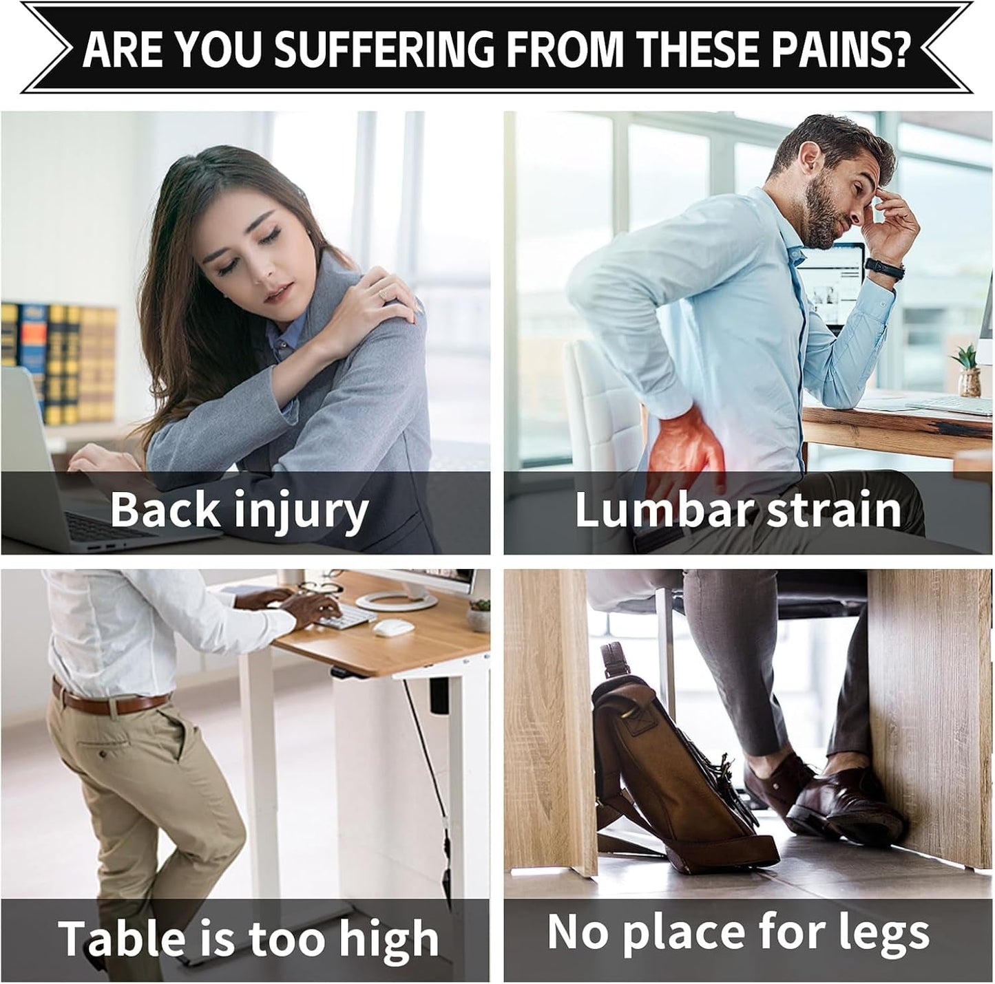 Ergonomic Drafting Chair,Standing Computer Desk Chair,Foot Ring,Lumbar