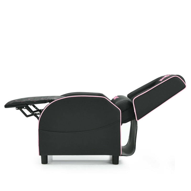 6YMAX Massage Gaming Recliner Chair with Headrest and Adjustable Backrest