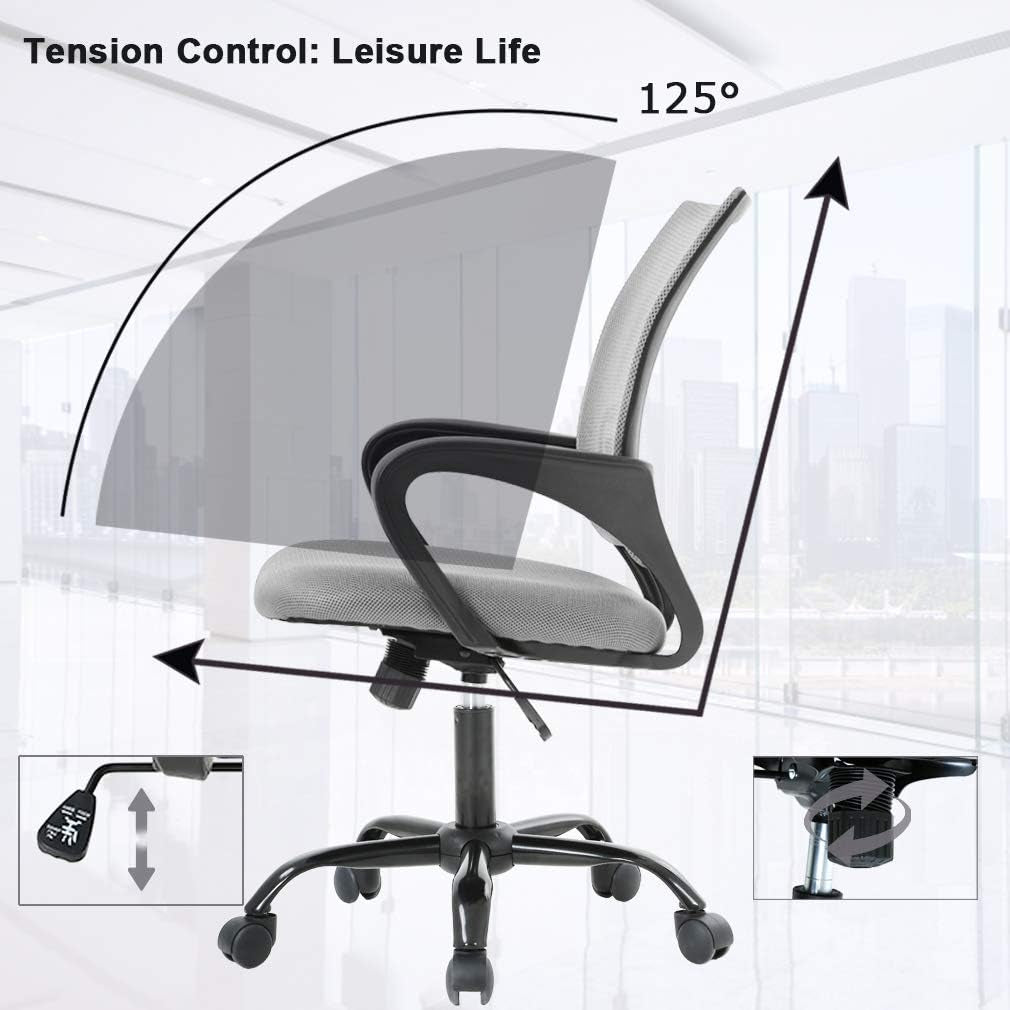 Office Chair Ergonomic Cheap Desk Chair Mesh Computer Chair Lumbar