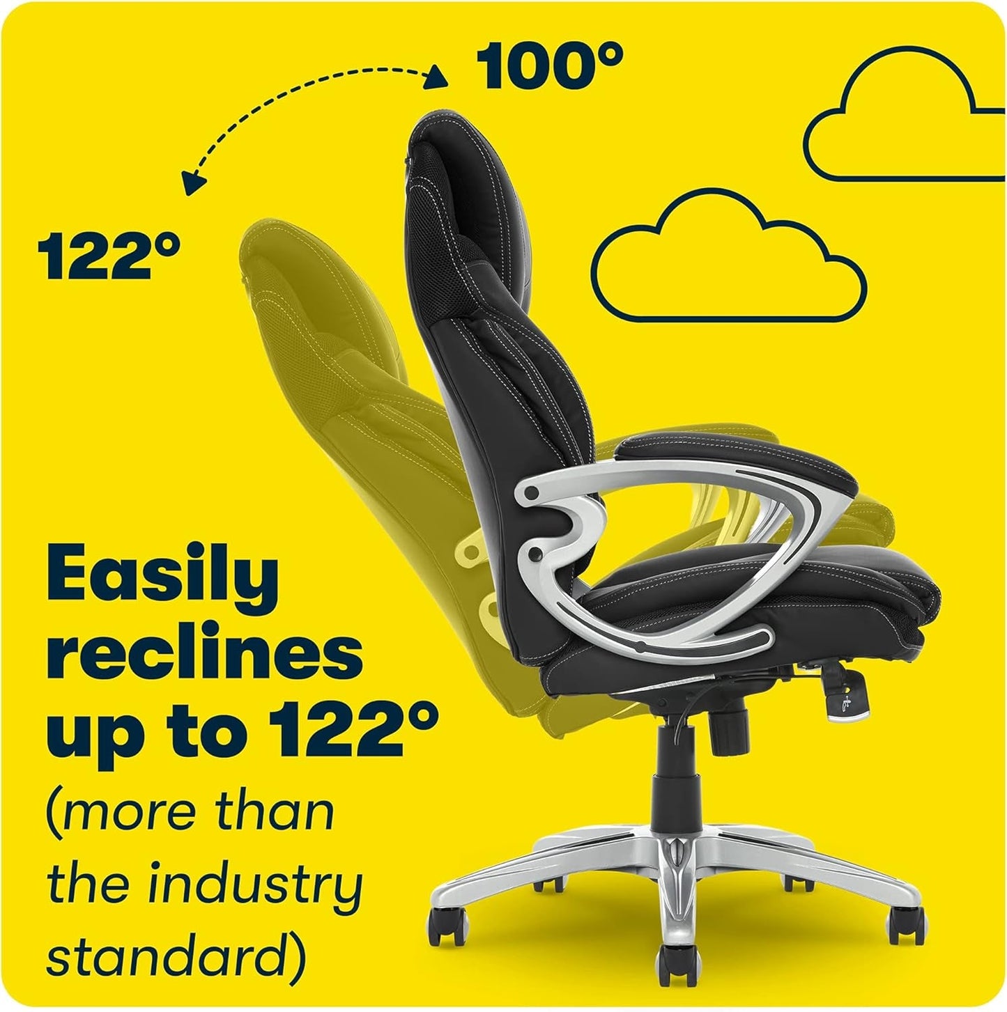 Serta Bryce Executive Office Chair, Ergonomic Computer Deskchair with