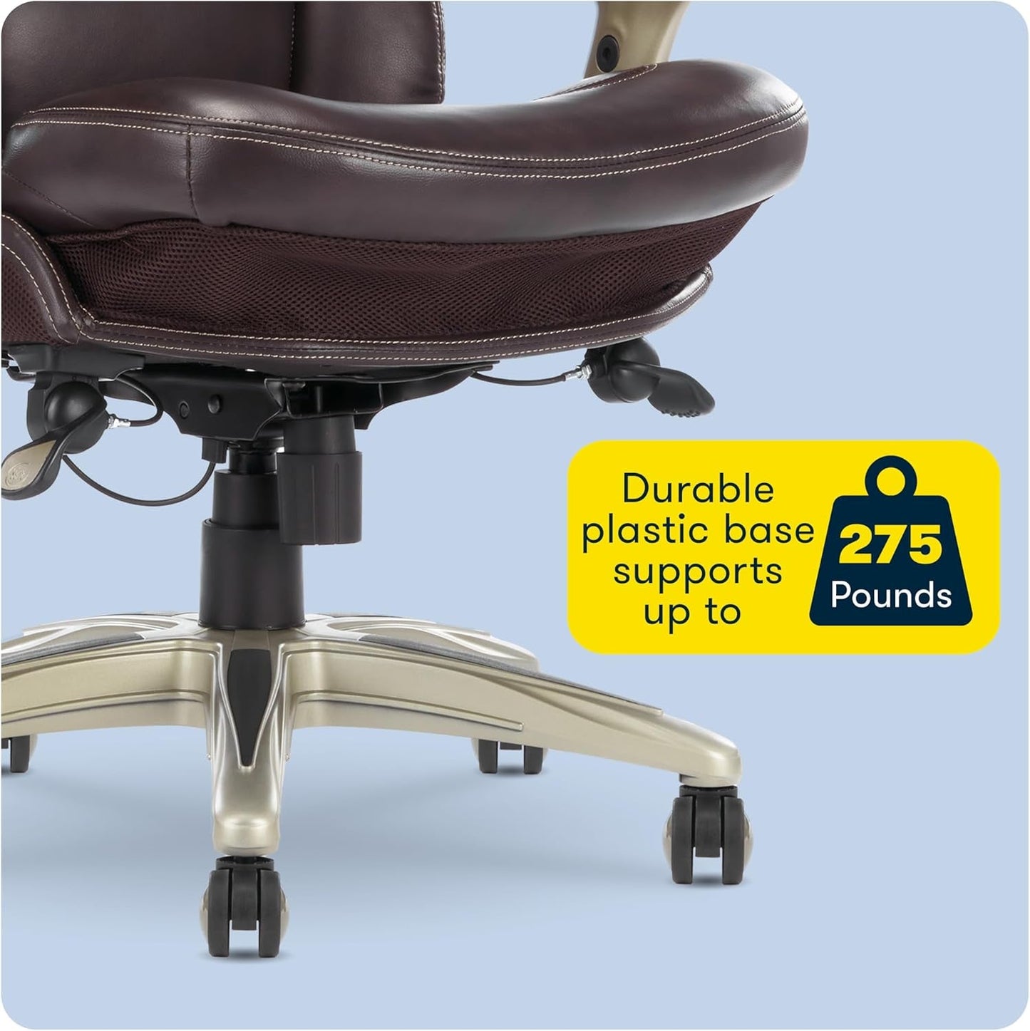 Serta Claremont Ergonomic Executive Office Chair with Back in Motion