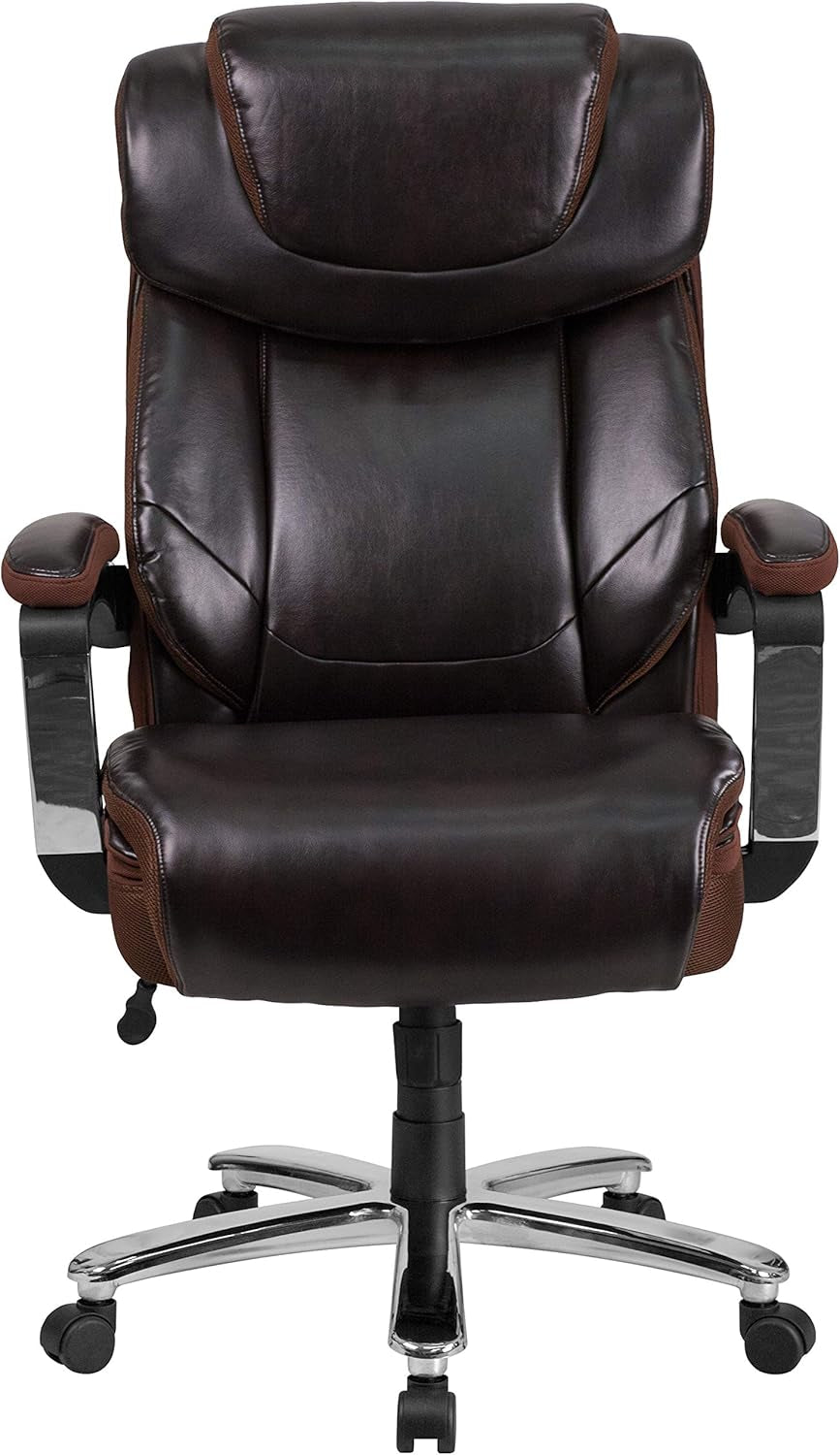 Hercules Series High-Back Swivel Leathersoft Office Chair, Ergonomic