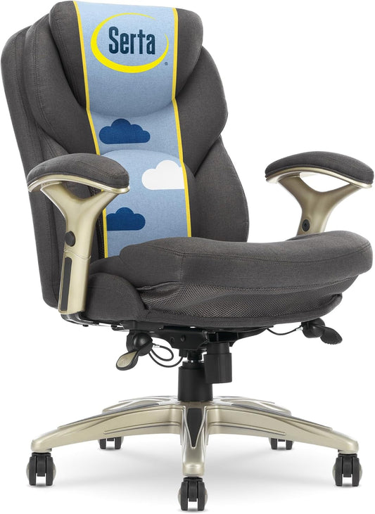 Serta Claremont Ergonomic Executive Office Chair with Back in Motion