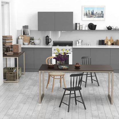 Home Office 55-Inch Computer Desk, 24" Deep, Espresso