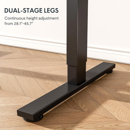 EN1 Whole-Piece Standing Desk 48 X 24 Inches Height Adjustable Desk,