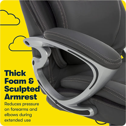 Serta Ergonomic High-Back Executive Chair for Health and Wellness