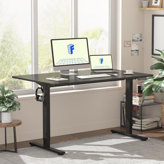 EN1 One Piece Standing Desk 48 X 24 Inches Electric Stand up Desk