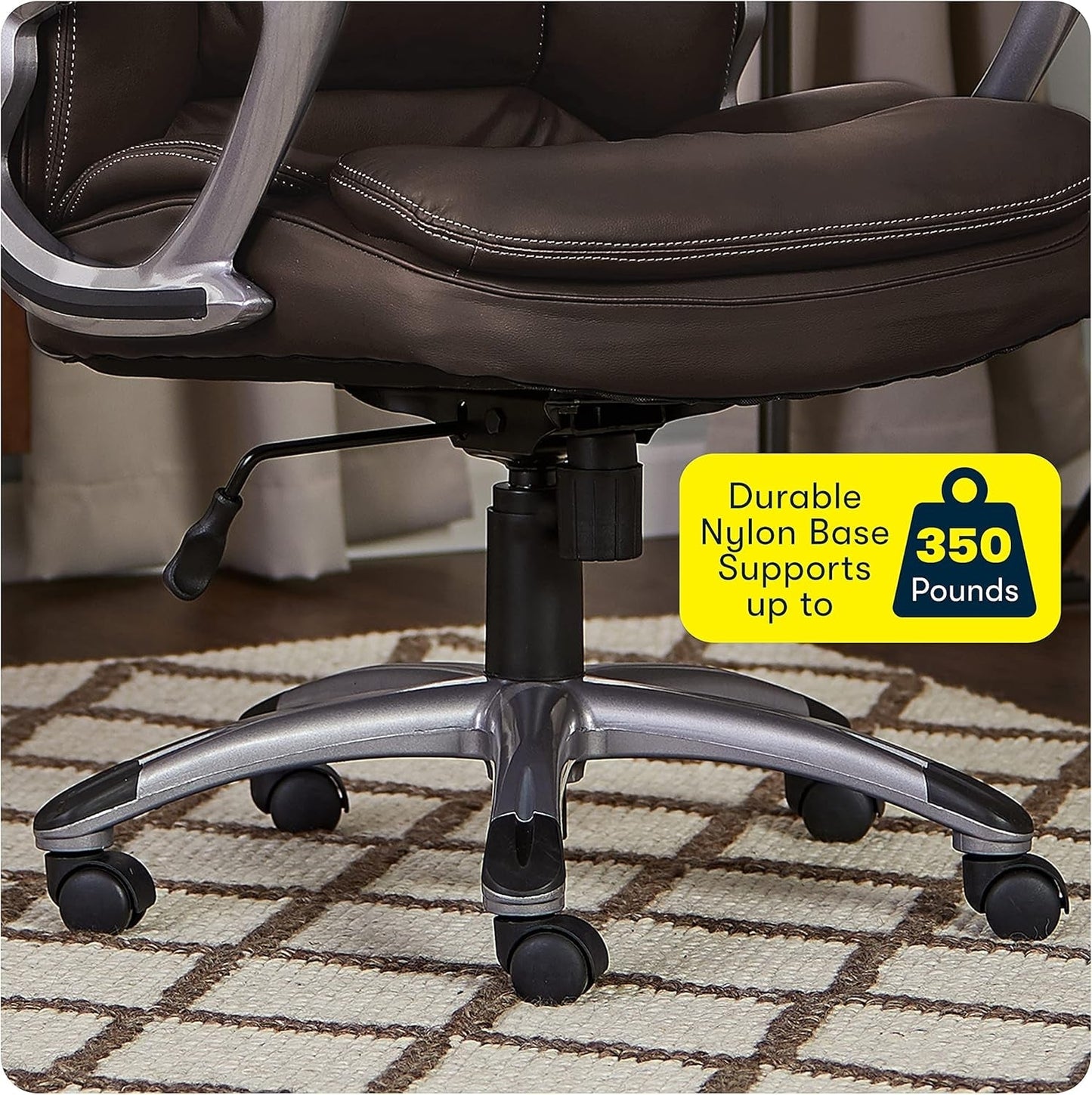 Serta Fairbanks Big and Tall High Back Executive Office Chair, Ergonomic