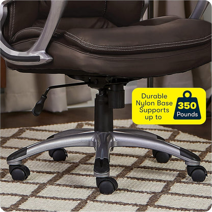 Serta Fairbanks Big and Tall High Back Executive Office Chair, Ergonomic