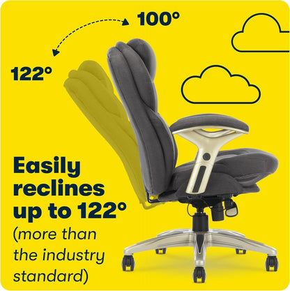 Serta Claremont Ergonomic Executive Office Chair with Back in Motion