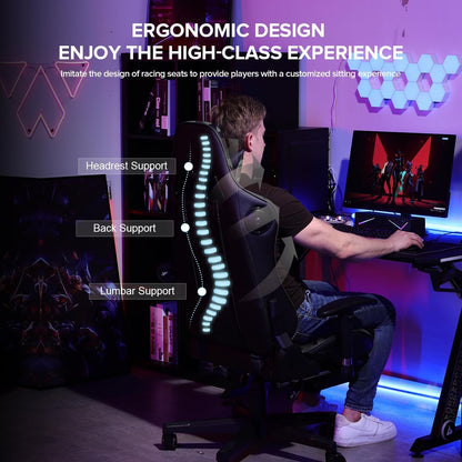 GTRAcing Gaming Chair with Bluetooth Speakers