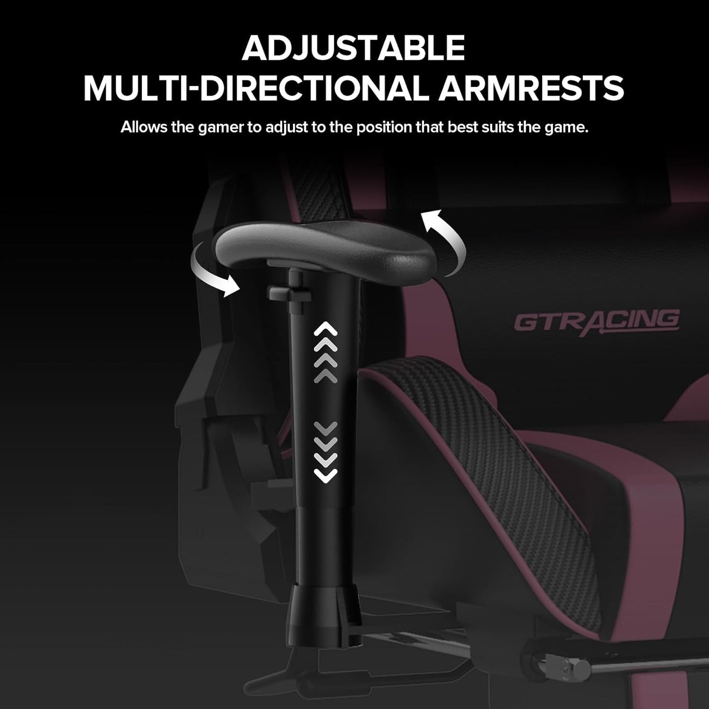 GTRAcing Gaming Chair with Bluetooth Speakers