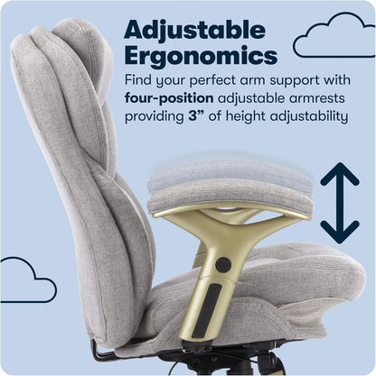 Ergonomic Executive Office Chair Motion Technology Adjustable Mid Back