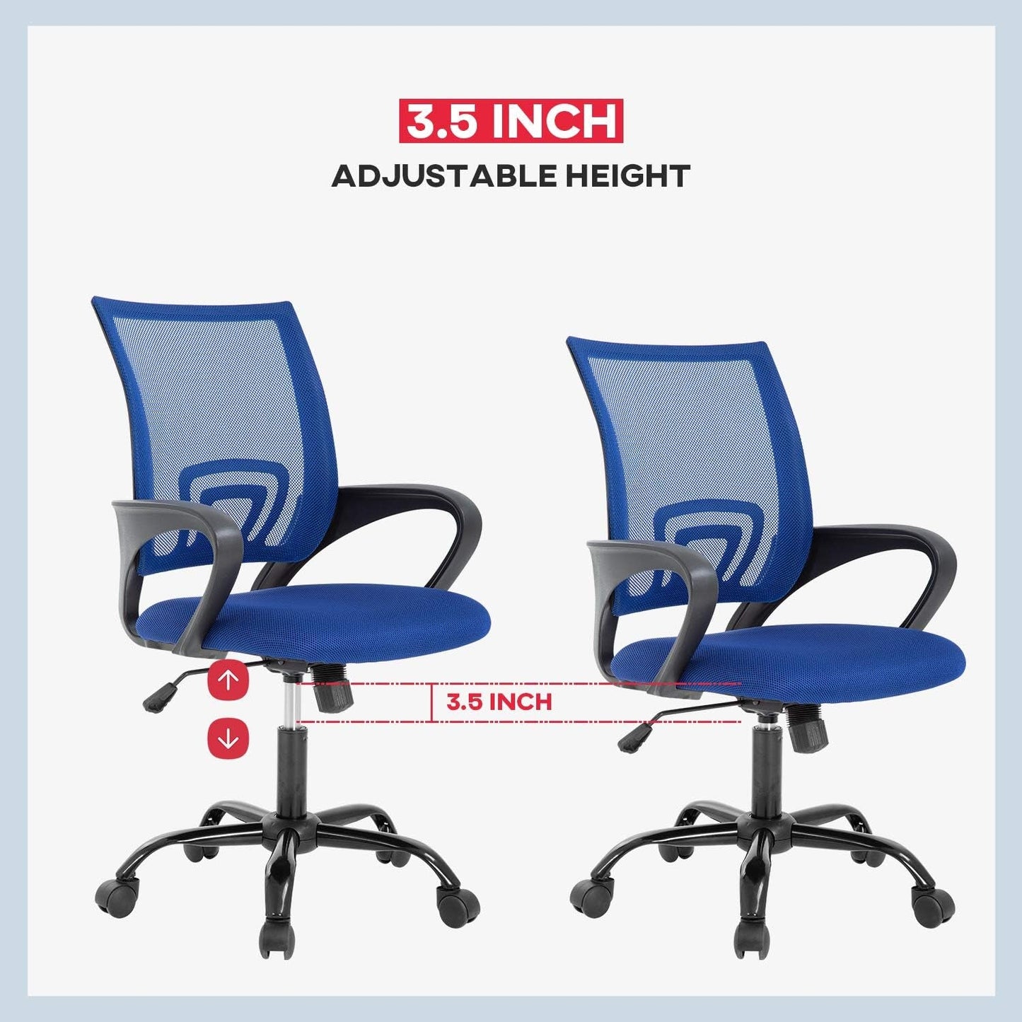 Office Chair Ergonomic Cheap Desk Chair Mesh Computer Chair Lumbar