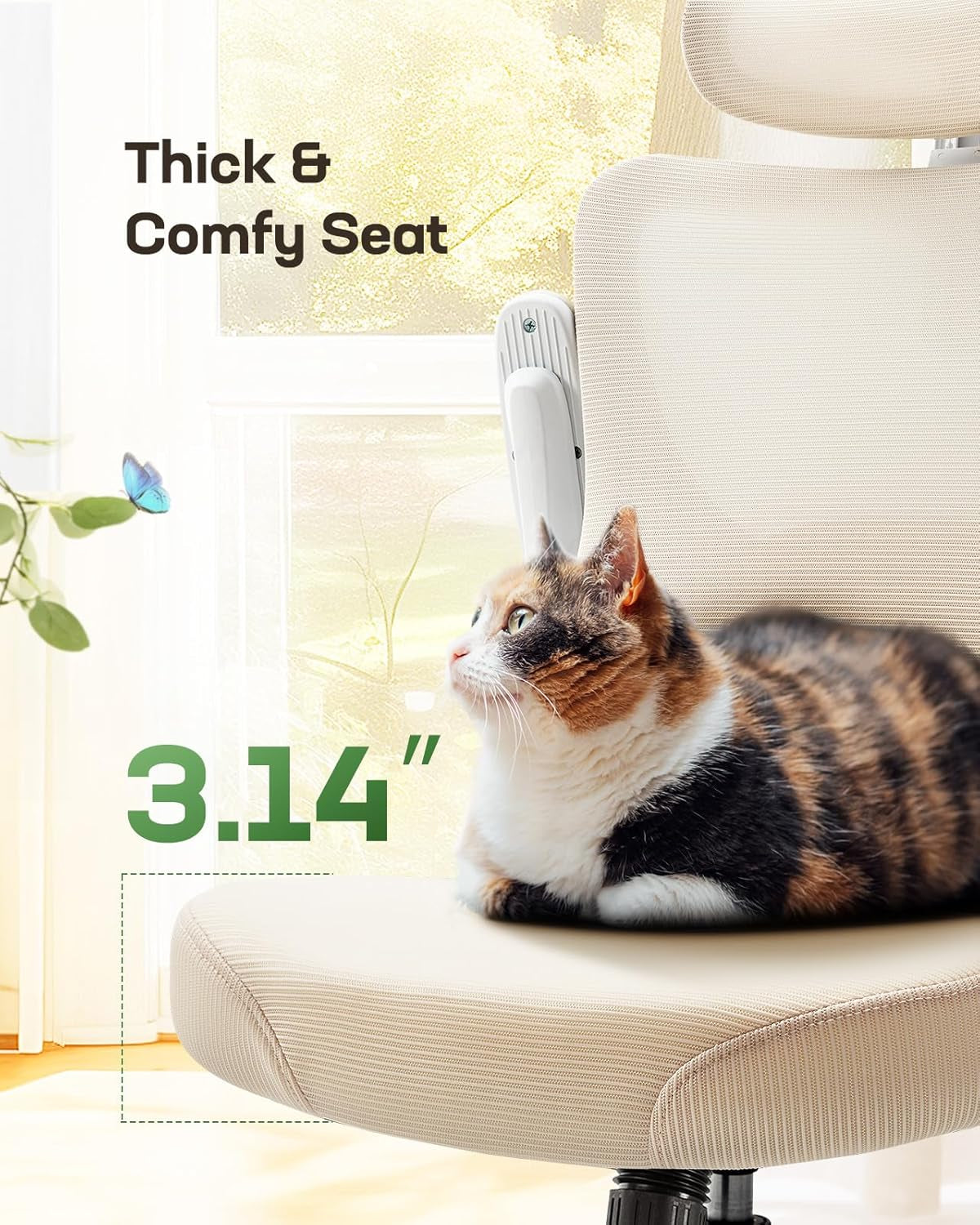Ergonomic Office Chair: Office Computer Desk Chair with High Back Mesh
