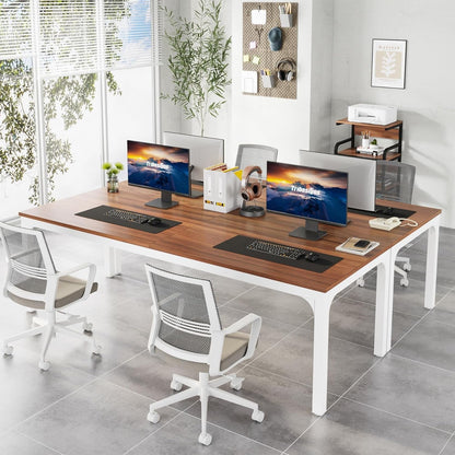 78.7 Inches Extra Long Computer Desk 2 Person Desk, Double Long Desk,