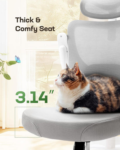 Ergonomic Office Chair: Office Computer Desk Chair with High Back Mesh
