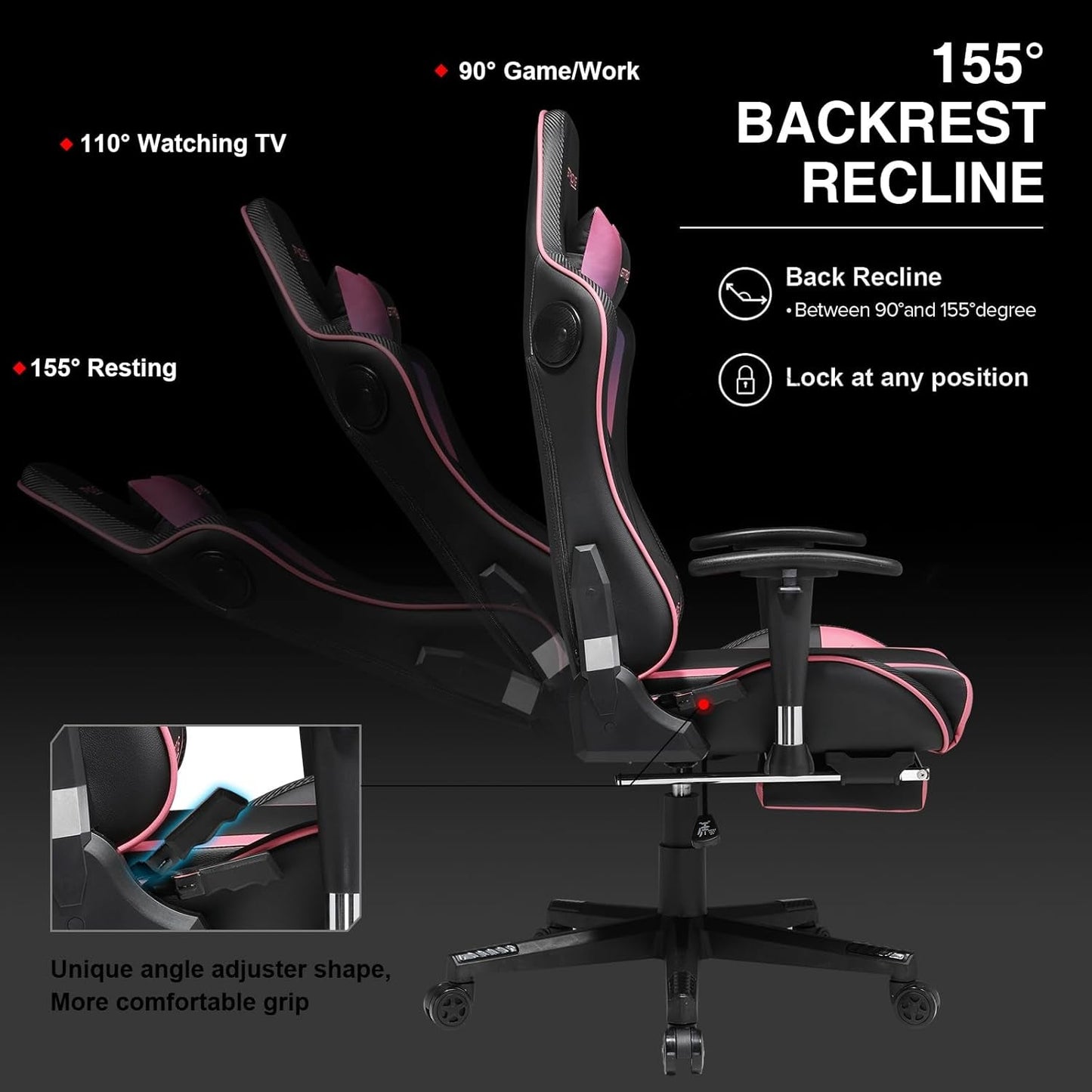GTRAcing Gaming Chair with Bluetooth Speakers