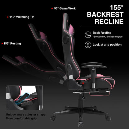 GTRAcing Gaming Chair with Bluetooth Speakers