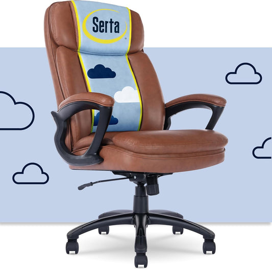 Serta Fairbanks Big and Tall High Back Executive Office Chair, Ergonomic