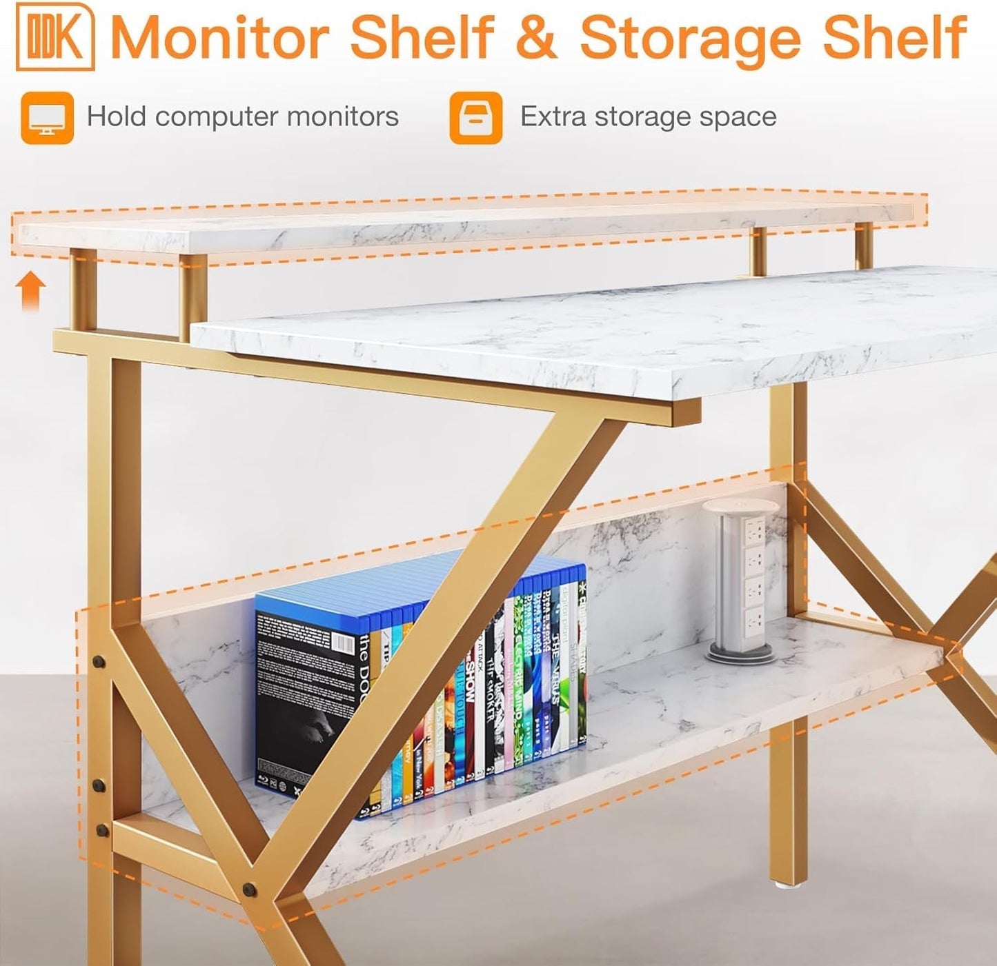 Small Desk, 27.5 Inch Small Computer Desk for Small Spaces, Compact