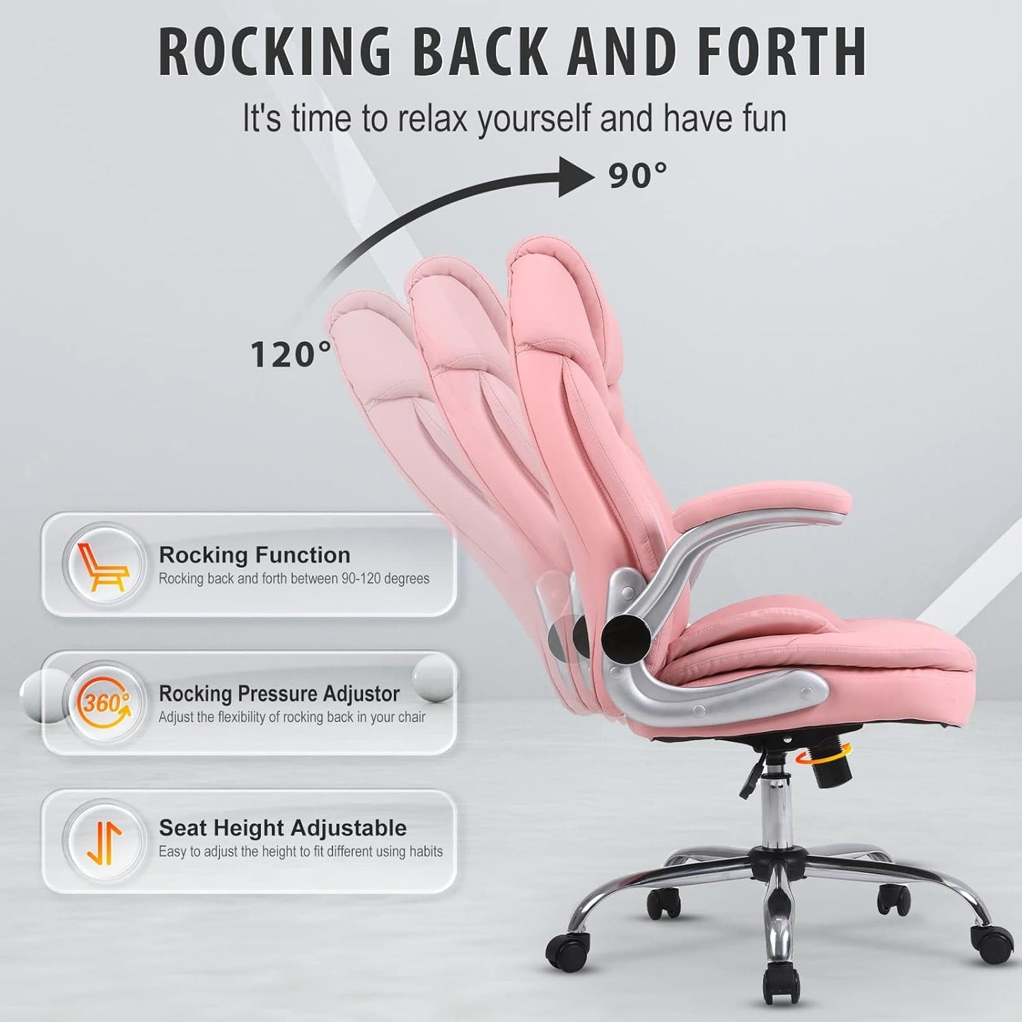 Ergonomic Executive Office Chairs with Adjustable Lumbar Support