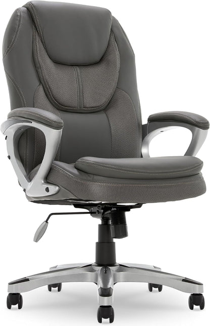 Serta Executive Office Padded Arms, Adjustable Ergonomic Gaming Desk Chair