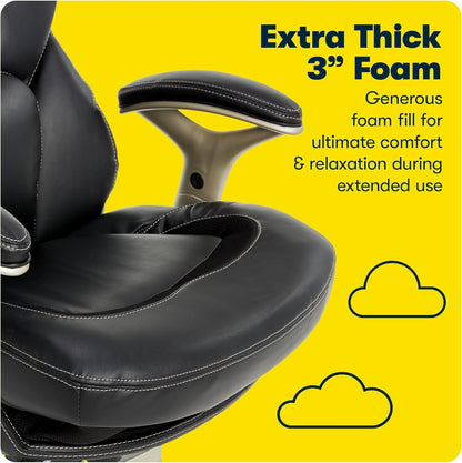 Serta Claremont Ergonomic Executive Office Chair with Back in Motion