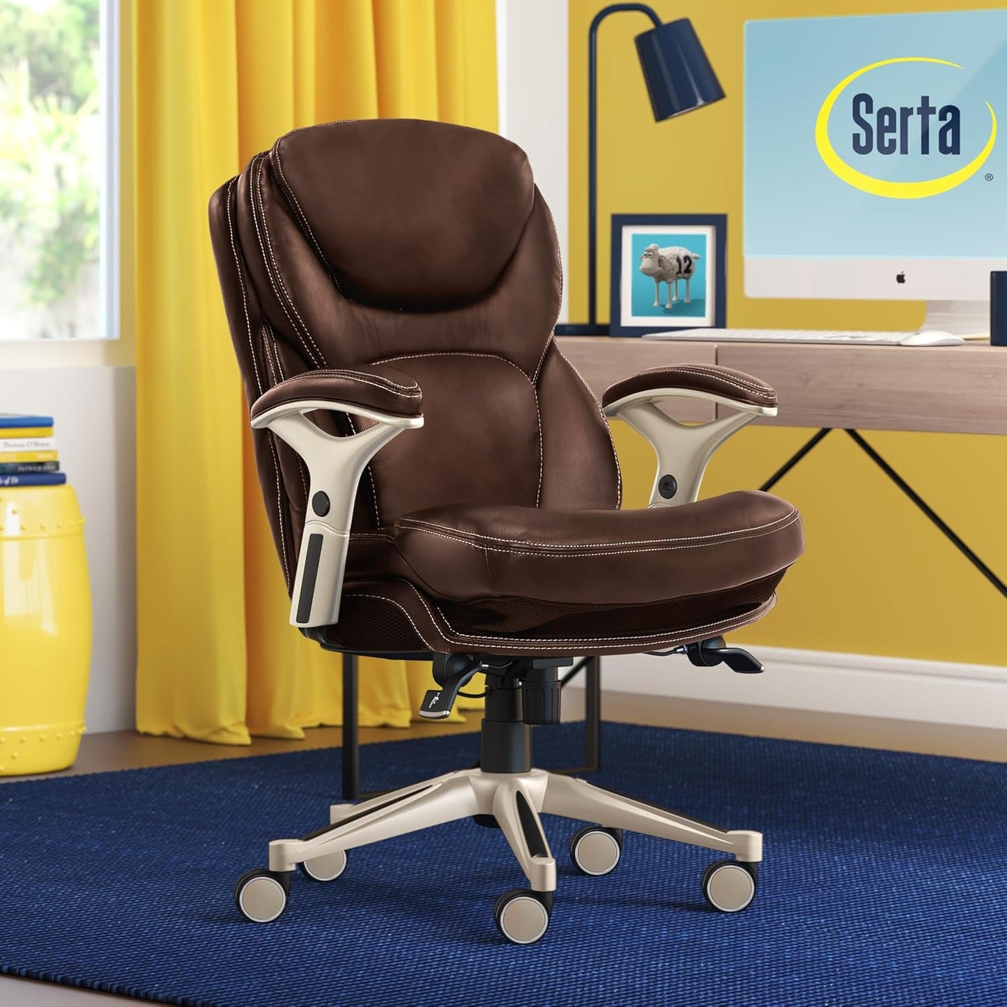 Serta Claremont Ergonomic Executive Office Chair with Back in Motion