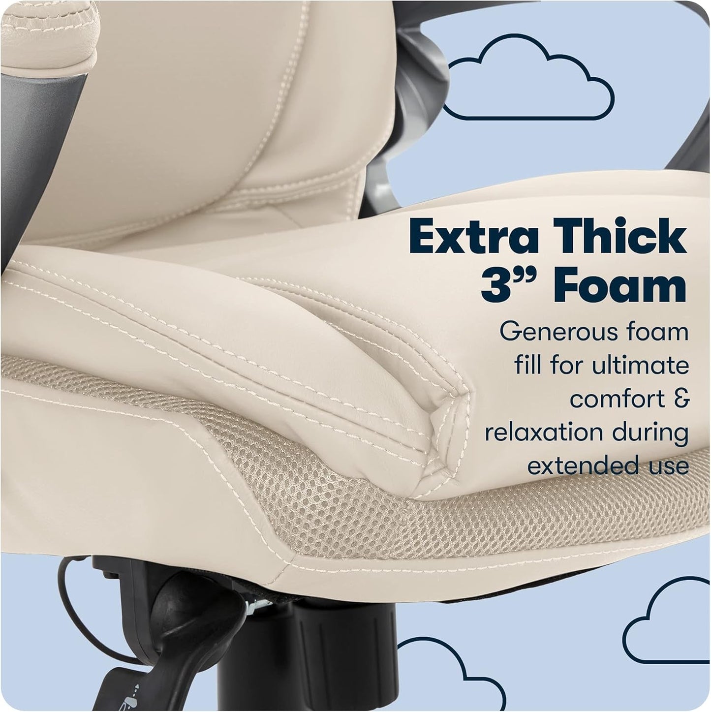 Serta Bryce Executive Office Chair, Ergonomic Computer Deskchair with