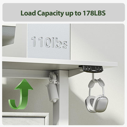 L Shaped Standing Desk Adjustable Height, Electric Corner Standing