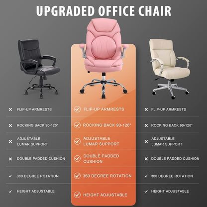 Ergonomic Executive Office Chairs with Adjustable Lumbar Support