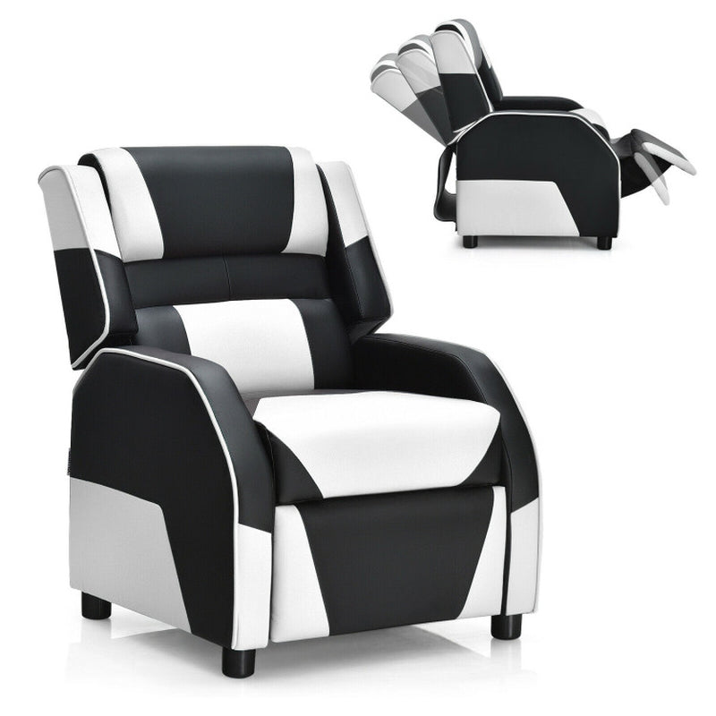 Kids Gaming Recliner with Headrest and Footrest
