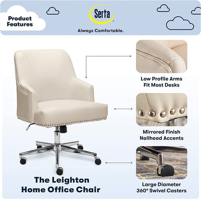Serta Memory Foam Office Chair with Adjustable Height