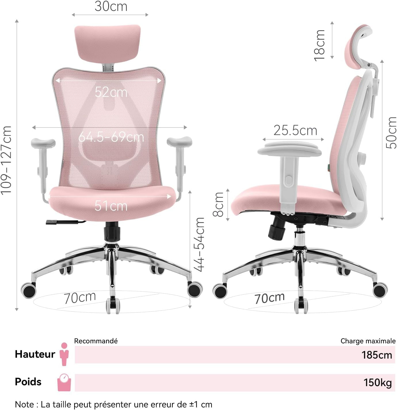 Sihoo M18 Ergonomic Office Chair, Computer Desk Chair with Adjustable