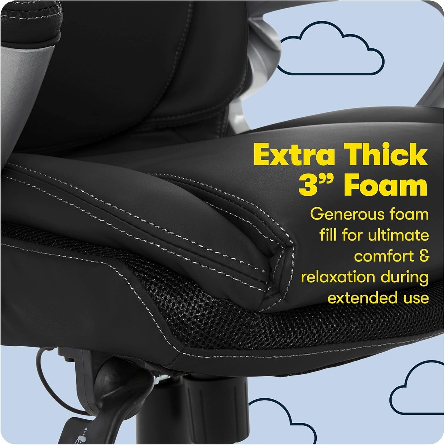 Serta Bryce Executive Office Chair, Ergonomic Computer Deskchair with