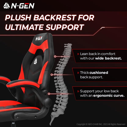 N-GEN Video Gaming Computer Chair Ergonomic Office Chair Desk Chair