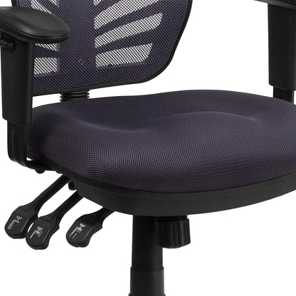 Nicholas Mid-Back Swivel Office and Gaming Chair, Ergonomic Mesh