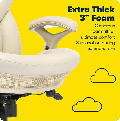 Serta Ergonomic Executive Office Chair Motion Technology Adjustable Mid Back